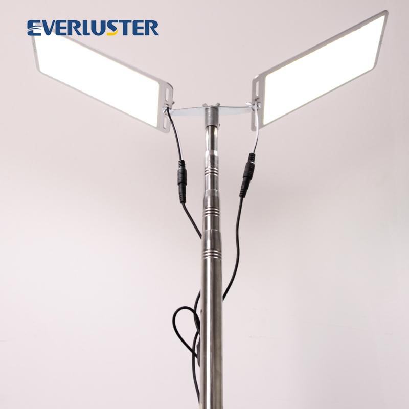 telescopic stainless steel led rod camping light